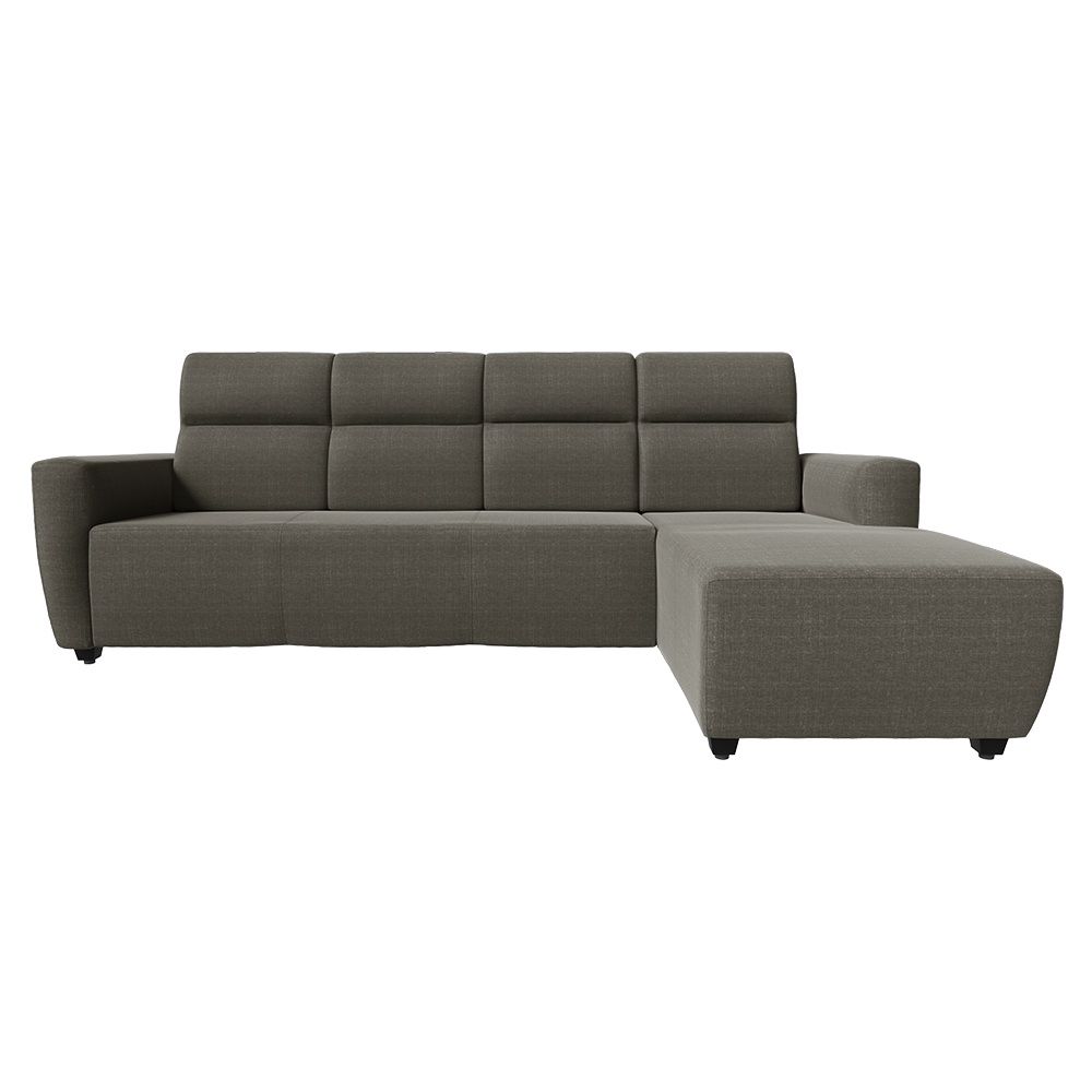 Wakefit Belize L Shape Sofa Set (3 Seater + Right Aligned Chaise)